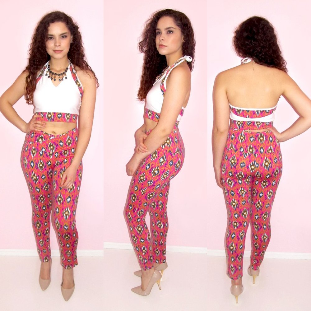 HOT PINK LEGGINGS SET BY CJJBOUTIQUE